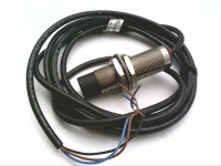 ALLEN BRADLEY 872C-D8NN18-E2 INDUCTIVE PROXIMITY SENSORS, WORLDPROX, STANDARD BARREL, DC, 3-WIRE, 18 MM DIA, UNSHIELDED, LENGTH 63 MM, SENSING RANGE 8 MM, 10 - 30 VDC, NPN, NO, CABLE 2 M