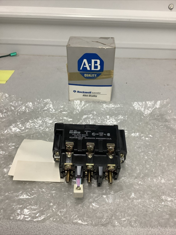 ALLEN BRADLEY 815-BOV169 RELAY,OVERLOAD 600V AC MAX ALLEN BRADLEY 815-BOV169 RELAY,OVERLOAD 600V AC MAX