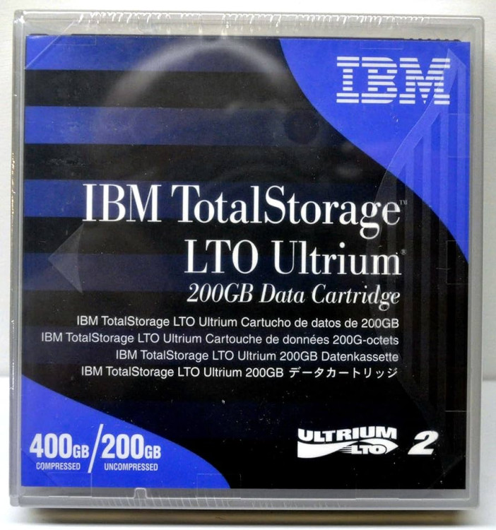 Лента IBM Ultrium LTO 2 08L9870 Лента IBM Ultrium LTO 2 08L9870
