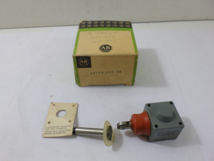 ALLEN BRADLEY 40182-007-56 ASSEMBLY,OPERATOR HEAD FOR LIMIT SWITCH ALLEN BRADLEY 40182-007-56 ASSEMBLY,OPERATOR HEAD FOR LIMIT SWITCH