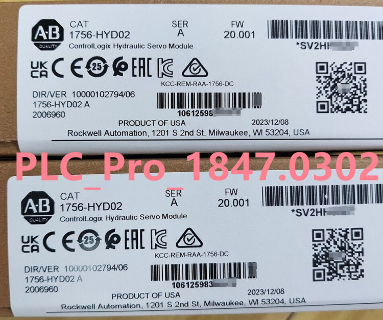 ALLEN BRADLEY 1756-HYD02 2 CHANNEL LDT HYDRAULICS MODULE (36 PIN) ALLEN BRADLEY 1756-HYD02 2 CHANNEL LDT HYDRAULICS MODULE (36 PIN)