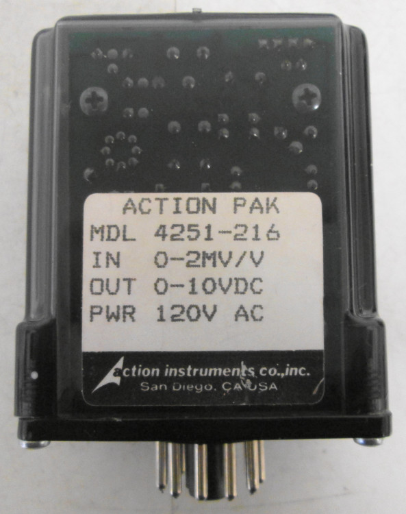 ACTION INSTRUMENTS 4251-216 LOAD CELL ECITATION MODULE ACTION INSTRUMENTS 4251-216 LOAD CELL ECITATION MODULE