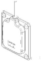2.4 GHz, 6 dBi Patch Antenna w/RP-TNC Connector