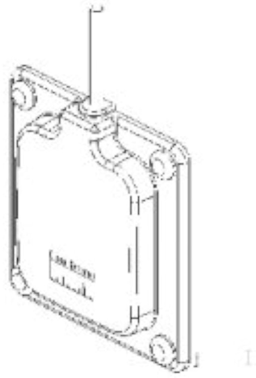 2.4 GHz, 6 dBi Patch Antenna w/RP-TNC Connector 2.4 GHz, 6 dBi Patch Antenna w/RP-TNC Connector
