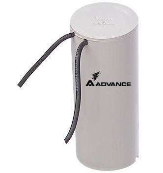 ADVANCE BALLAST 7C750S28R (MIN ORD MAY BE REQ) CAPACITOR DRY 75 MFD 3% 280V 2.00X5.15
