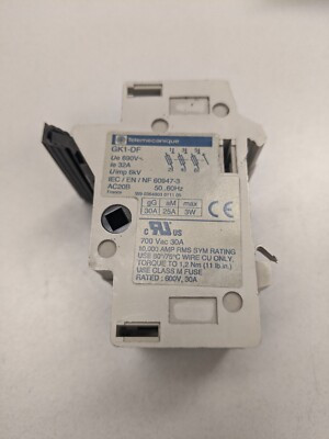 TERMINAL BLOCK FUSEHOLDER 600V 30AMP GK1 +OPT TERMINAL BLOCK FUSEHOLDER 600V 30AMP GK1 +OPT