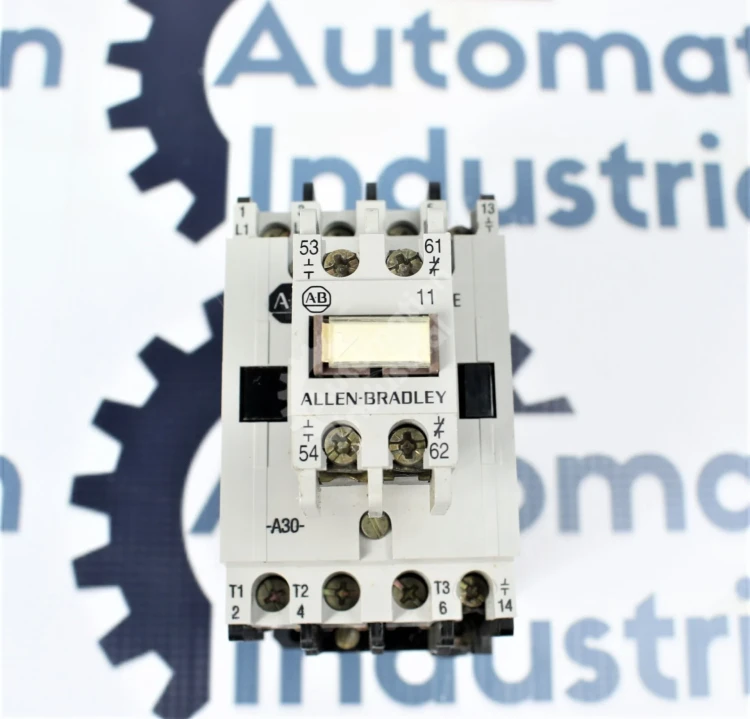 ALLEN BRADLEY 100-A30N3 CONTACTOR 30AMP 600VAC - WITHOUT COIL CODE