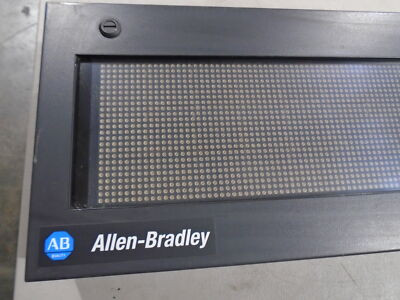 ALLEN BRADLEY 2706-P74CN2 INVIEW MESSAGE DISPLAY. 1 TO 4 LINE 12 TO 24 CHAR, 7.2 OR 1.5 HIGH. TRI-COLOR LED, NEMA 4