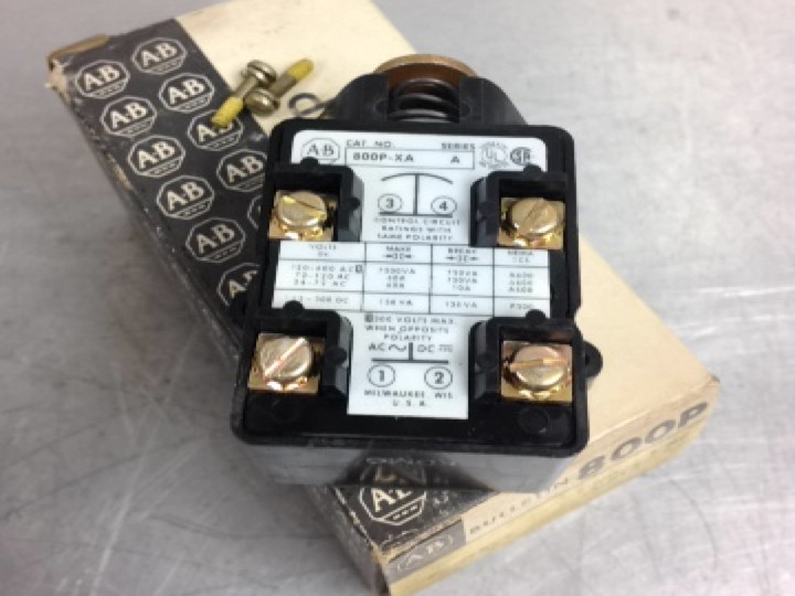 ALLEN BRADLEY 800P-XA CONTACT BLOCK 1NO1NC 300V