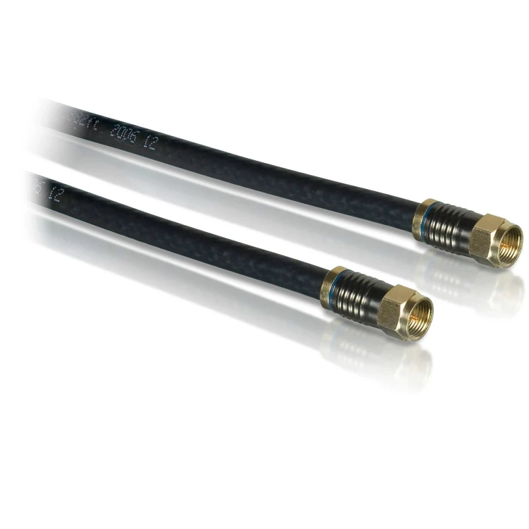 CABLE COAXIAL CABLE RG6 QUAD SHIELD 25FT CABLE COAXIAL CABLE RG6 QUAD SHIELD 25FT