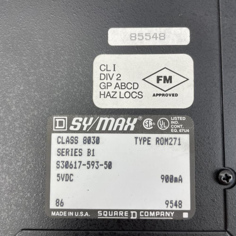 GROUPE SCHNEIDER 8030-ROM-271  OUTPUT MODULE 16POINT ISOLATED RELAY 5VDC