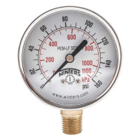 AMETEK 304210 AIR PRESSURE GAUGE 0-160PSI 1-11 KG/CM2 2IN DIA