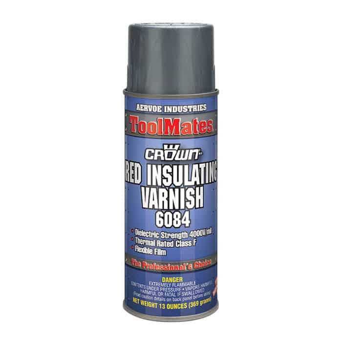 AERVOE INDUSTRIES 6084 (PRICE/CAN, 12CAN/CS) RED INSULATING VARNISH AERVOE INDUSTRIES 6084 (PRICE/CAN, 12CAN/CS) RED INSULATING VARNISH