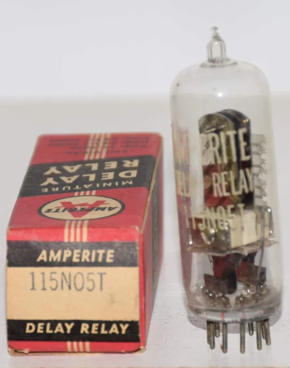 AMPERITE 115NO5T TIME DELAY RELAY TUBE BASE