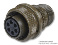 AMPHENOL MS3106A-10SL-4S CIRCULAR CONNECTOR RCPT SIZE 10SL 2POS, CABLE; CONNECTOR TYPE:CIRCULAR MILITARY; SERIES:MS3106; CONNECTOR BODY MATERIAL:ALUMINIUM ALLOY; GENDER:RECEPT