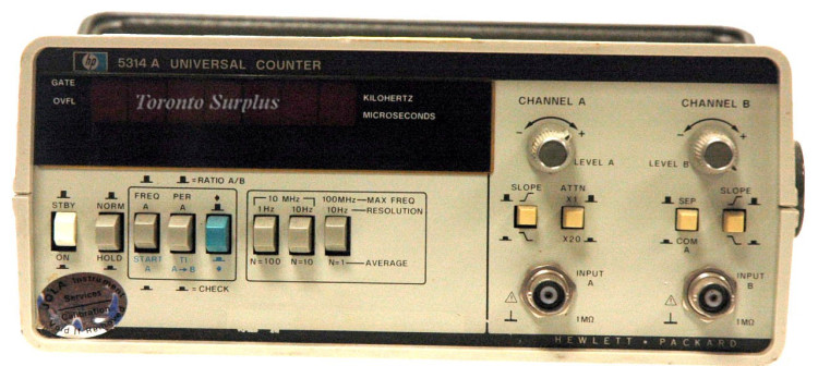 AGILENT 5314A COUNTER 100MHZ AGILENT 5314A COUNTER 100MHZ
