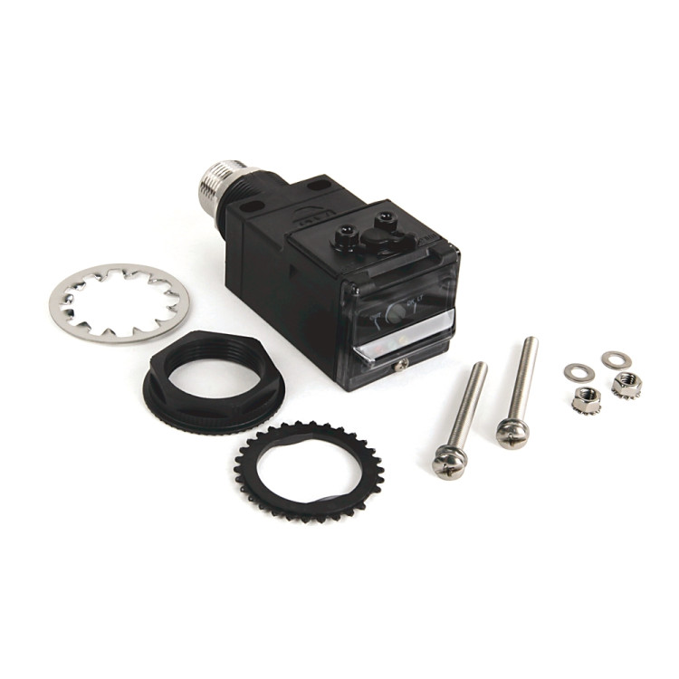ALLEN BRADLEY 42GRF-9100-QD PHOTOELECTRIC SENSORS, VISIBLE RED FIBER OPTIC, STANDARD AND TIMING, NPN/PNP OUTPUT, SENSING RANGE DEPENDS ON FIBER OPTIC, 10 - 40 VDC, QD 4 PIN MINI