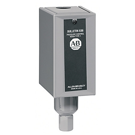 ALLEN BRADLEY 836-C11A 836 PRESSURE CONTROLS - GENERAL INDUSTRIAL, DEVICE STYLE C, EXTERNAL COPPER ALLOY BELLOWS.TYPE 1 ENCLOSURE. ALLEN BRADLEY 836-C11A 836 PRESSURE CONTROLS - GENERAL INDUSTRIAL, DEVICE STYLE C, EXTERNAL COPPER ALLOY BELLOWS.TYPE 1 ENCLOSURE.