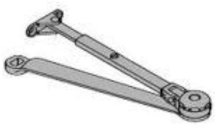 DOOR ARM SILVER HOLD OPEN ALUM RIGHT HAND DOOR ARM SILVER HOLD OPEN ALUM RIGHT HAND