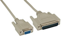 CABLE FOR NULL MODEM 25PIN MALE