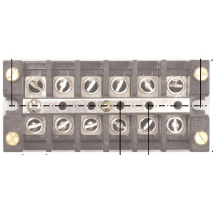 GENERAL ELECTRIC EB27B04SC TERMINAL BLOCK 30AMP 4P 600V GENERAL ELECTRIC EB27B04SC TERMINAL BLOCK 30AMP 4P 600V