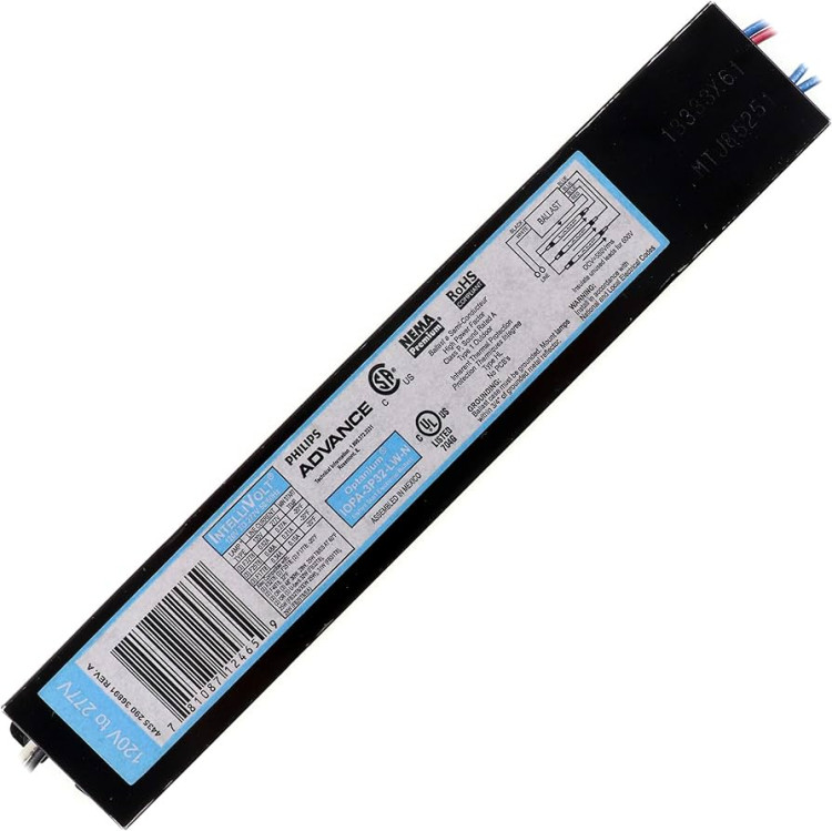 ADVANCE BALLAST IOP1P32LWSC35M (MIN ORD MAY BE REQ) ELE BALLAST (1) F32T8 120-277V