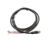 ALLEN BRADLEY 889D-F8AB-2 DC MICRO (M12), FEMALE, STRAIGHT, 8-PIN, PVC CABLE, BLACK, UNSHIELDED, IEC COLOR CODED, NO CONNECTOR, 2 METER (6.56 FEET)