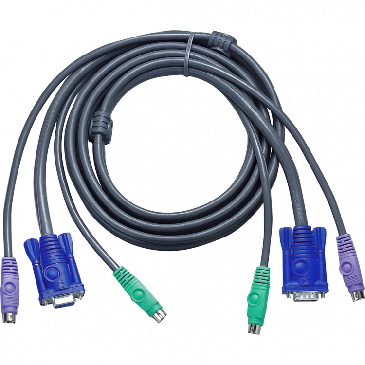 Кабель Aten cable HD15M-MD6M-MD6M--HD15F-M Кабель Aten cable HD15M-MD6M-MD6M--HD15F-M