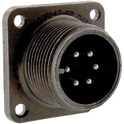 AMPHENOL MS3102A-14S-6P CIRCULAR CONNECTOR; MIL SPEC:MIL-C-5015 A/B/C; BODY MATERIAL:ALUMINUM ALLOY; SERIES:MS3102; NO. OF CONTACTS:6; CONNECTOR SHELL SIZE:14S; CONNECTING TE AMPHENOL MS3102A-14S-6P CIRCULAR CONNECTOR; MIL SPEC:MIL-C-5015 A/B/C; BODY MATERIAL:ALUMINUM ALLOY; SERIES:MS3102; NO. OF CONTACTS:6; CONNECTOR SHELL SIZE:14S; CONNECTING TE