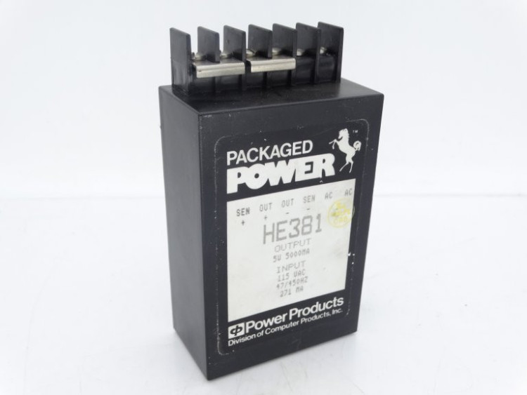 ARTESYN TECHNOLOGIES HE381 POWER SUPPLY 5V 5000MA OUTPUT 115VAC 520MA-INPUT ARTESYN TECHNOLOGIES HE381 POWER SUPPLY 5V 5000MA OUTPUT 115VAC 520MA-INPUT