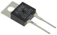 AIRPAX 66L070 SWITCH, THERMAL, N/C, 70 C; ACTUATING TEMPERATURE MAX:70 C; ACTUATING TEMPERATURE MIN:50 C; CONTACT CURRENT @ CONTACT VOLTAGE AC MIN:1MA; CONTACT CURR