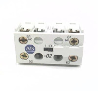 ALLEN BRADLEY 195-MA02 195-MA AUXILIARY CONTACT ADDER DECK, 0 N.O. / 2 N.