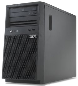 IBM System x3100 M4 Tower 4U, 1xXeon 4C E3-1270 (80W 3.4GHz/1333MHz/8MB), 1x4GB Dual Rank LP UDIMM (up4), noHDD 3.5"SS SATA (up4), SR C100 (RAID 0/1/10), DVD-ROM, 1xGbE, 300W PS(up1), no pow.cord
