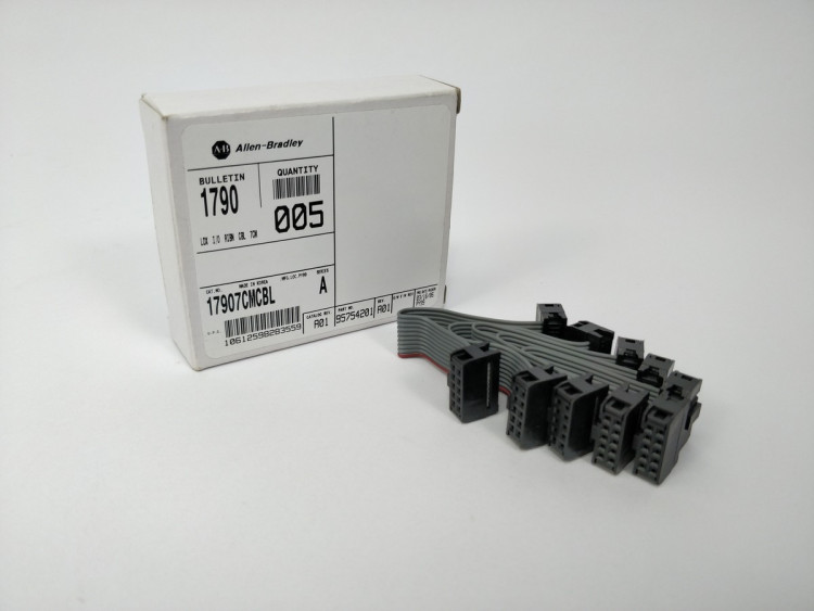ALLEN BRADLEY 1790-7CMCBL COMPACTBLOCK LDX I/O - REPLACEMENT RIBBON CABLE, 7CM (LOTS OF 5) ALLEN BRADLEY 1790-7CMCBL COMPACTBLOCK LDX I/O - REPLACEMENT RIBBON CABLE, 7CM (LOTS OF 5)