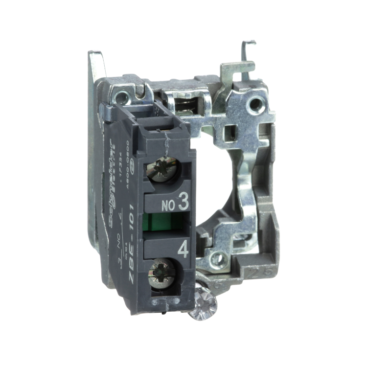 GROUPE SCHNEIDER ZB4-BZ101 CONTACT BLOCK W/MOUNTING COLLAR 10AMP 600V 1NO GROUPE SCHNEIDER ZB4-BZ101 CONTACT BLOCK W/MOUNTING COLLAR 10AMP 600V 1NO