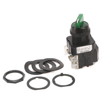 ALLEN BRADLEY 800H-24JRG2KB7AX SELECTOR SWITCH ILLUM GREEN 3POS 24VAC/DC 1NO/1NC