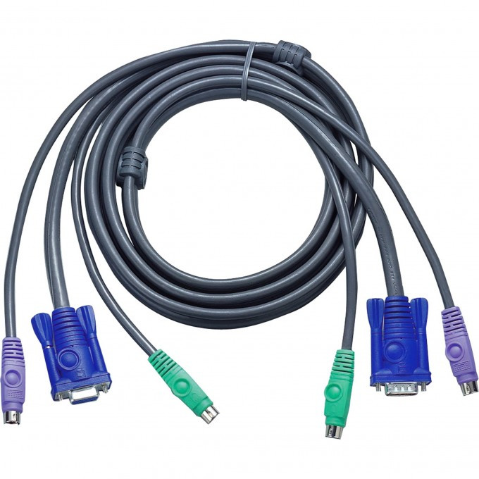 Кабель Aten cable HD15M-MD6M-MD6M-HD15F-M, Кабель Aten cable HD15M-MD6M-MD6M-HD15F-M,