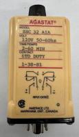 AGASTAT SSC12QIA TIME DELAY RELAY 2-60MINUTES 12VDC