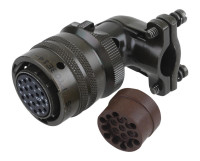 AMPHENOL PT08E14-19S-SR CIRCULAR CONNECTOR PLUG SIZE 14, 19POS, CABLE; CONNECTOR TYPE:CIRCULAR INDUSTRIAL; CONNECTOR BODY MATERIAL:ALUMINIUM; GENDER:PLUG; CONTACT GENDER:SOCK