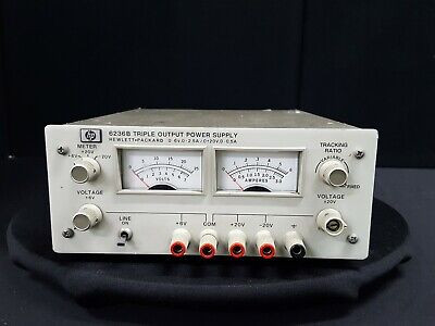 AGILENT 6236B POWER SUPPLY TRIPLE OUTLET 0-6VDC 2.5-0.5AMP