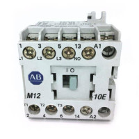 ALLEN BRADLEY 100-M12NZ243 CONTACTOR, IEC, MINI, 12A, 24V DC, 1 N.O. AUX.
