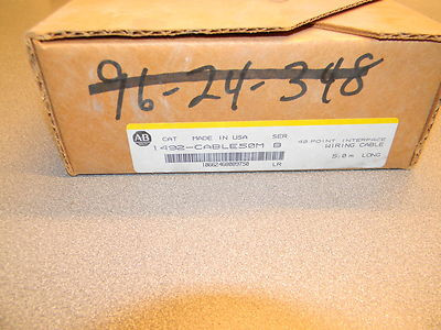 ALLEN BRADLEY 1492CABLE50TBNH CABLE ASSEMBLY PRE WIRED FOR DIGITAL I/O MOD 5M