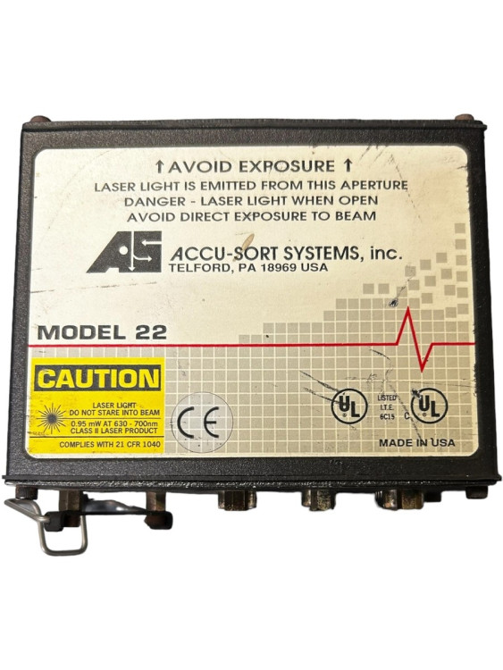 ACCU SORT X22287101 SCANNER HEAD BLOCK
