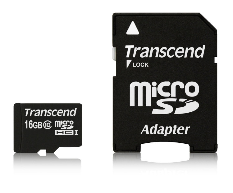 Transcend TS16GUSDHC10, microSDHC 16GB class10 (SD adapter) Transcend TS16GUSDHC10, microSDHC 16GB class10 (SD adapter)