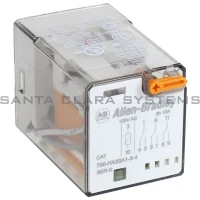 ALLEN BRADLEY 700-HA33A1-3 GENERAL PURPOSE RELAY, 10A CONTACT, 3-POLE DOUBLE THROW, 120V 50/60HZ, PUSH-TO-TEST & MANUAL OVERRIDE FUNCTION, NO PILOT LIGHT, SINGLE PACK