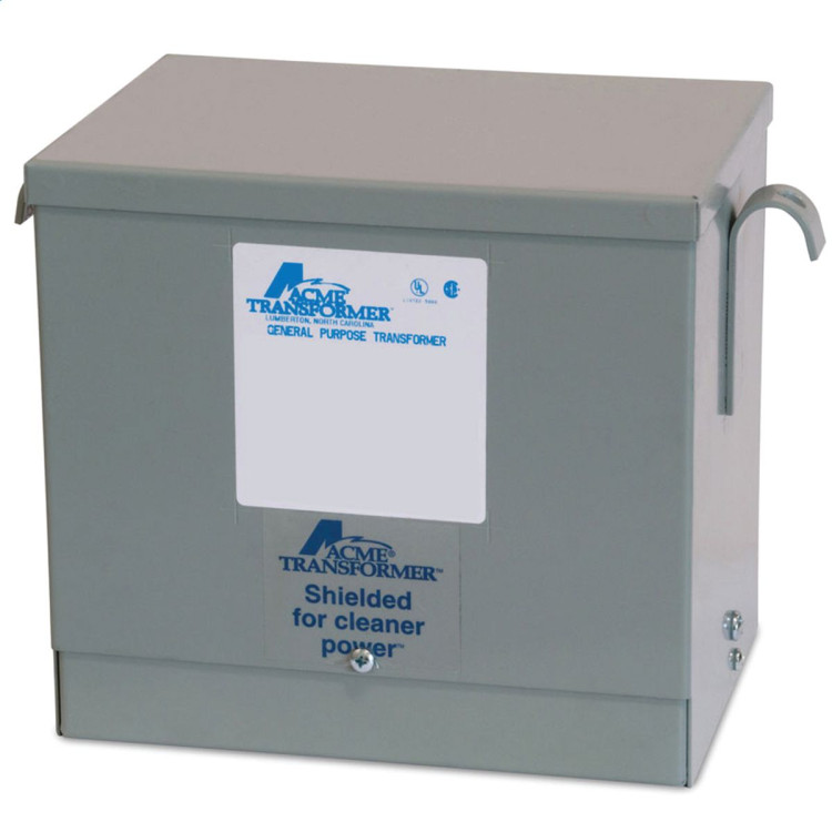 ACME ELECTRIC T2527051 DISTRIBUTION TRANSFORMER AUTO TRANSFORMERS600 PRIMARY VOLTS–480 SECONDARY VOLTS–THREE PHASE, 60 HZ ACME ELECTRIC T2527051 DISTRIBUTION TRANSFORMER AUTO TRANSFORMERS600 PRIMARY VOLTS–480 SECONDARY VOLTS–THREE PHASE, 60 HZ