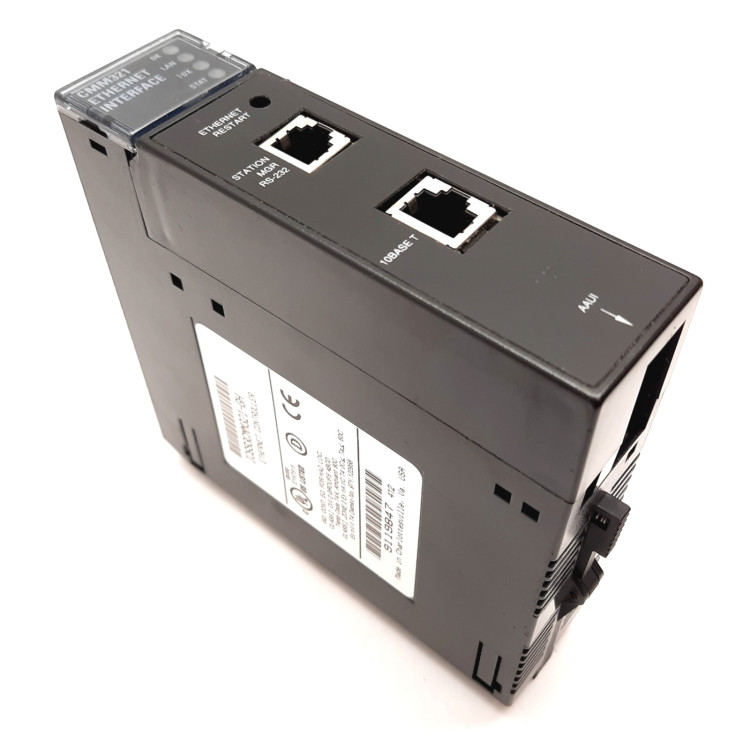 FANUC IC693CMM321-GH INTERFACE MOD TCP/IP ETHERNET W/FRONT PORT AND FW FANUC IC693CMM321-GH INTERFACE MOD TCP/IP ETHERNET W/FRONT PORT AND FW