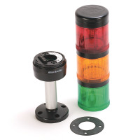 ALLEN BRADLEY 855TP-B24Y3Y5Y4W1 CONTROL TOWER STACK LIGHT, PRE-ASSEMBLED