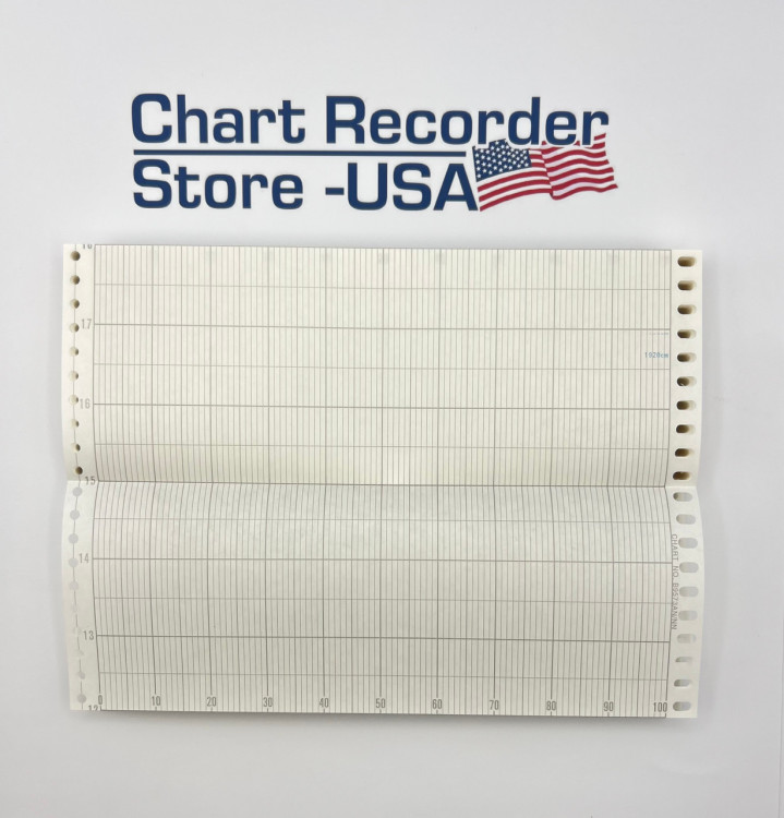 CHART RECORDER PAPER RANGE 0-100