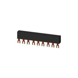 SIEMENS 3RV1915-1BB  3 PHASES SAMMELSCHIENEN SHARING DISTANCE 45MM FOR 3 SWITCHES, CONNECTIONS IN FORK SHAPE
